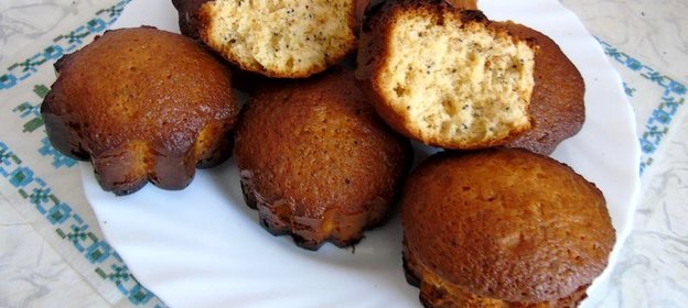 Кексы на сгущёнке