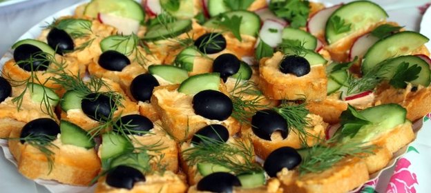 Канапе Морская фантазия