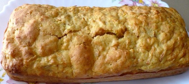 Яблочный кекс на кефире