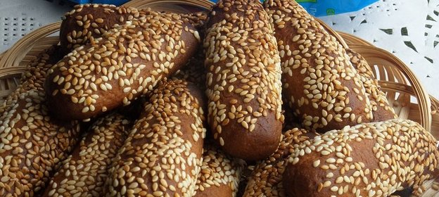 Печенье постное с кунжутом