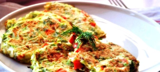 Диетические оладьи из кабачков