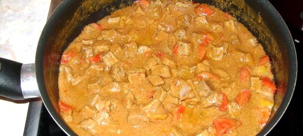 Гуляш с болгарским перцем