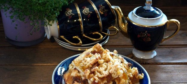 Печенье на кефире с вареньем