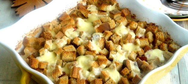 Томленая капуста под хлебной корочкой