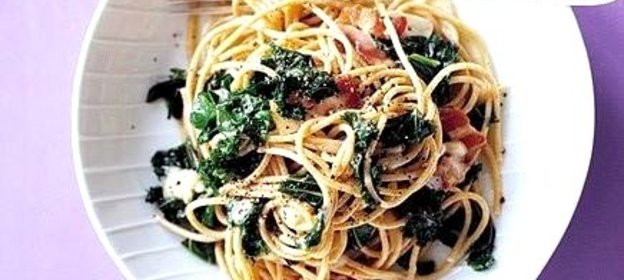 Паста с капустой кале