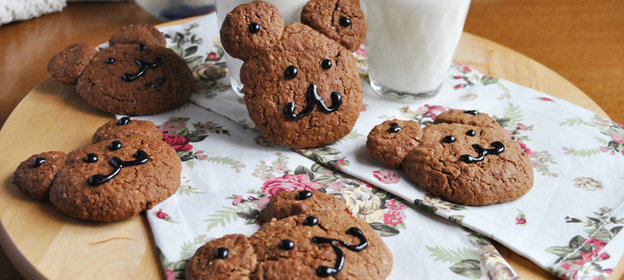 Орехово-овсяное печенье «Веселые мишки»