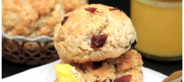 Лимонно-овсяные булочки