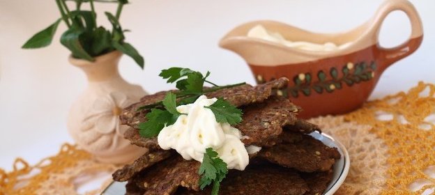 Баклажановые оладьи