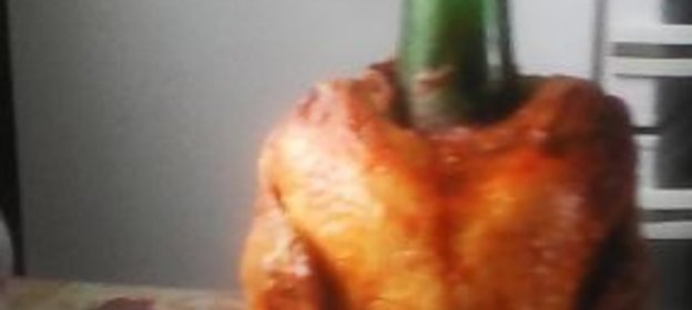 Курица с золотистой корочкой (на бутылке)