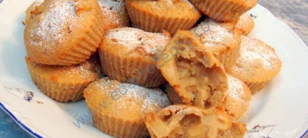 Кексы с яблоками