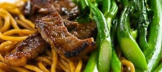 Лапша с говядиной по-китайски