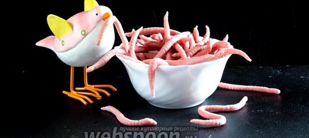 Паста «Червяки» на Хэллоуин