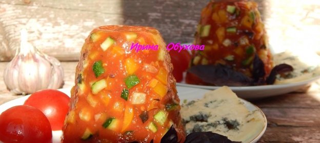 Закусочное томатное желе