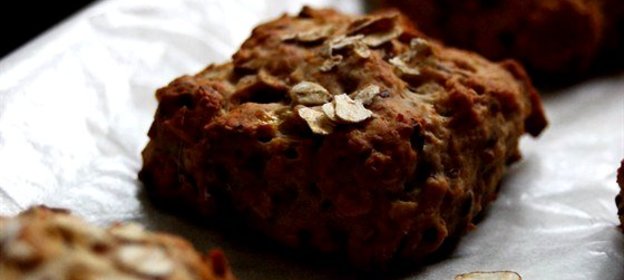 Постные банановые булочки