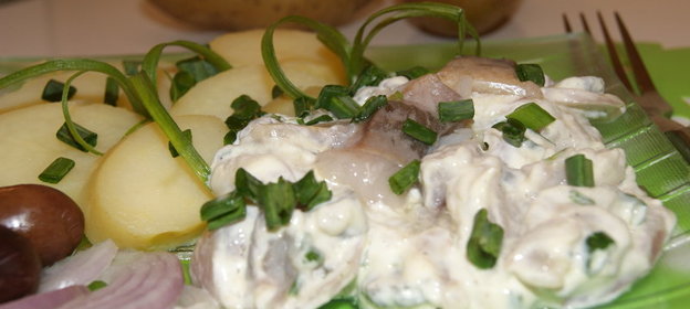 Картошка с селедкой. но по-средиземноморски!