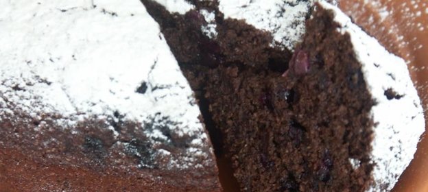 Постный ягодный кекс