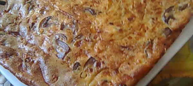 Грибная запеканка