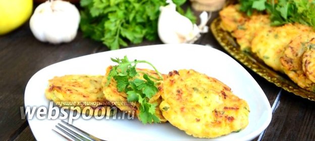 Кабачковые оладьи с тыквой