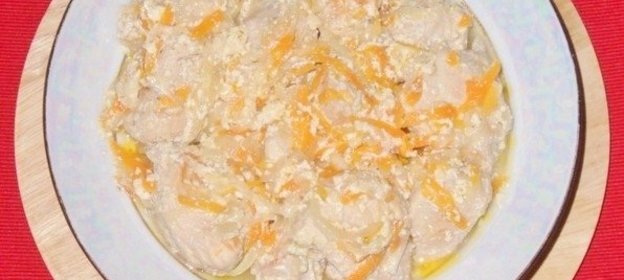 Быстрый сливочный гуляш из курицы