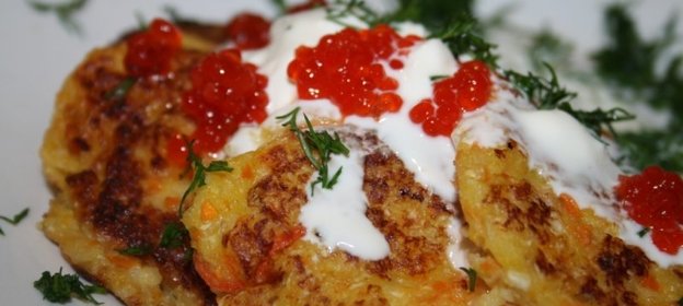 Овощные оладьи