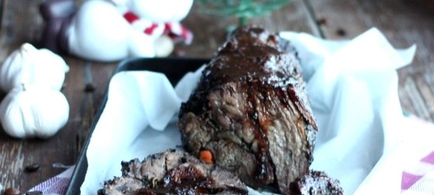 Говядина в кофейном маринаде