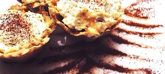 Овсяно-творожные кексы с яблоком