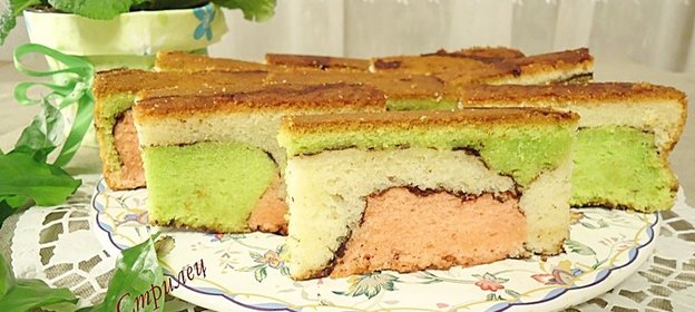 Малазийский красочный кекс