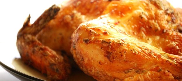 Курица целиком в духовке