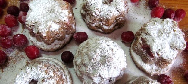 Кексы с вишней