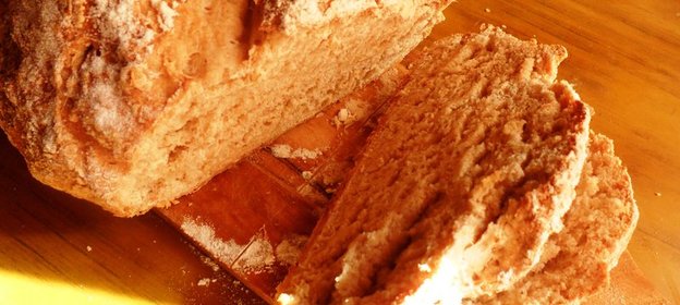 Серый содовый хлеб