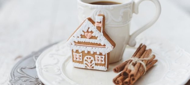 Имбирное печенье с какао к новогодним праздникам