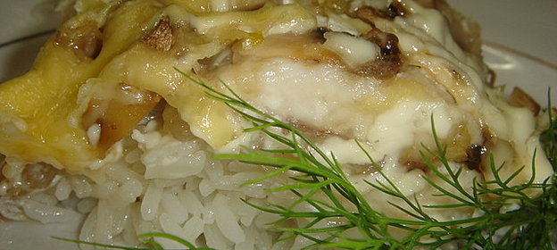 запеченый морской язык