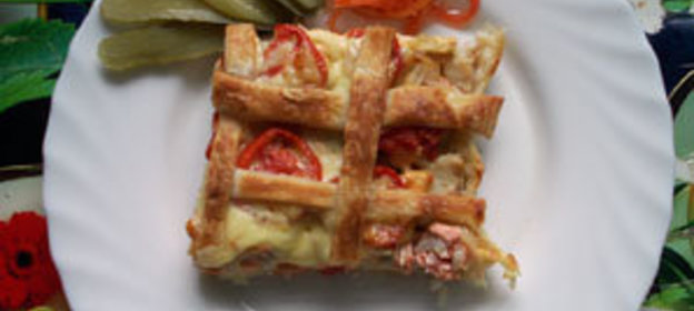 Мега-пицца Рыбное ассорти