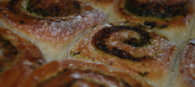 булочки песто