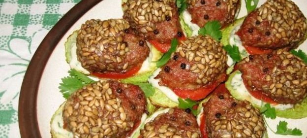 Оладьи со шпиком и луком