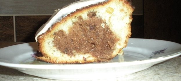 шоколадный кекс с кедровыми орешками