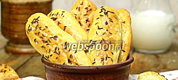 Печенье соленые пальчики с тмином