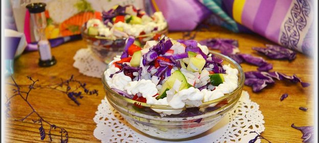 Салат Крабовый по-новому