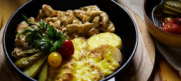 Мясная запеканка