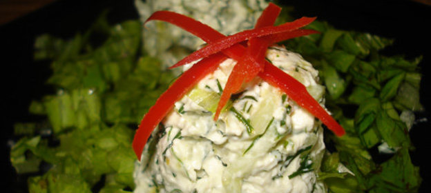 Салат Белая башня