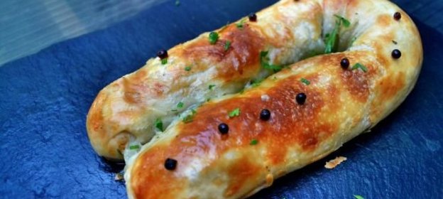 Луковое песочное печенье