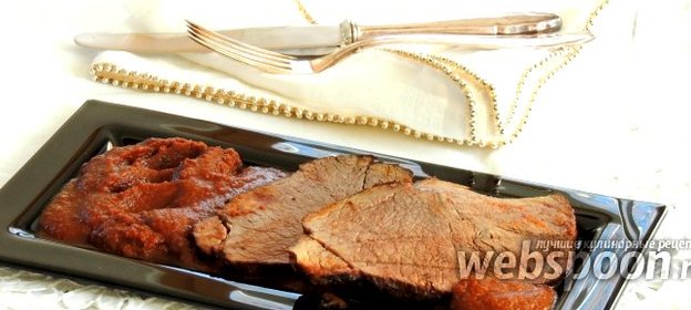 Говядина тушёная в Бароло