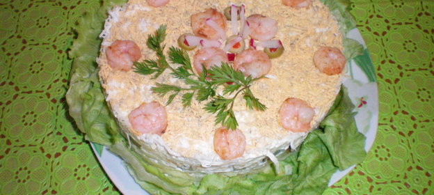 Салат с криветками