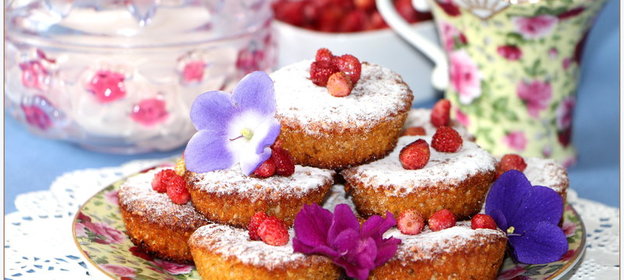 Печенье из семолины Земляничные поляны