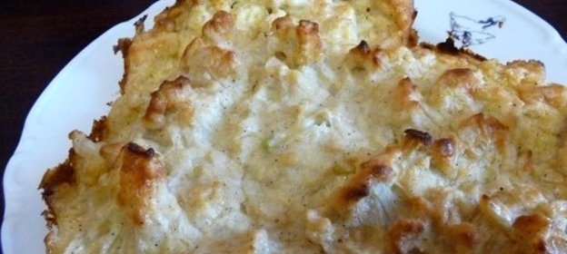 Запеканка из цветной капусты диетическая