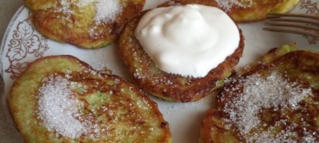 Оладьи из кабачков по-домашнему