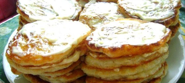 Оладьи из кабачков на кефире