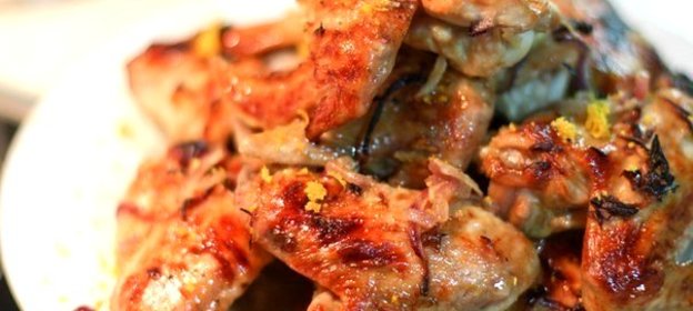 Куриные крылья в апельсиновом маринаде