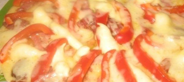 Домашняя пицца на скорую руку