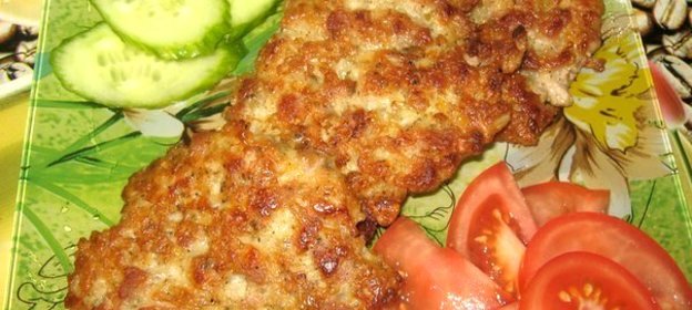 Мясные оладьи из рубленого фарша